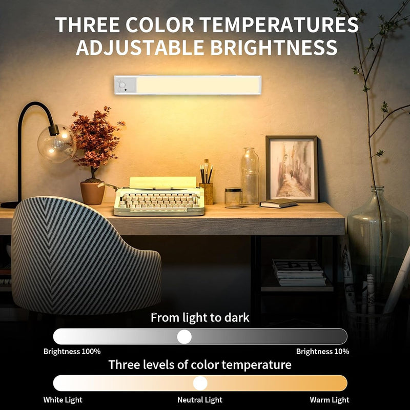 Motion Sensor LED Light Bar – Automatic Under Cabinet & Wardrobe Light