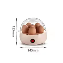 Electric Egg Cooker & Boiler – 7 Egg Automatic Egg Steamer with Auto Shut-Off