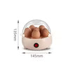 Electric Egg Cooker & Boiler – 7 Egg Automatic Egg Steamer with Auto Shut-Off