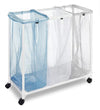 Laundry Basket with Clothing Sorter – 2-Section Clothes Hamper & Organizer