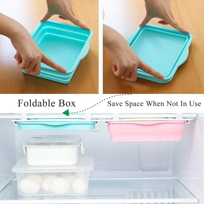 Refrigerator Storage Box – Transparent Space-Saving Fridge Organizer