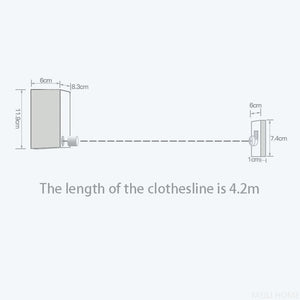 Telescopic Clothesline – Retractable Clothes Drying Rope